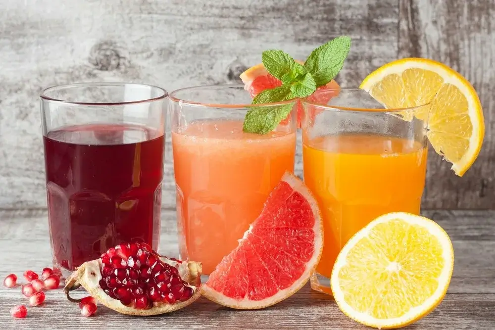 Lush, vibrant fruits and vegetables in a natural setting