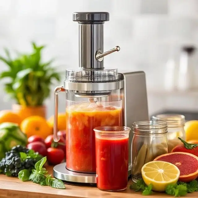 Cold-press juicing machine